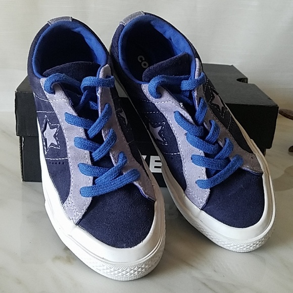 Converse Other - CONVERSE SNEAKERS  NAVY/PURPLE SHOES SZ 13